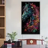 >SALE<5D DIY Full Round Drill Diamond Painting Horse Kit Home Art Decoration (sz4265)