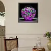 (US Local)Paint By Numbers Kit On Canvas DIY Oil Art Vase Picture Home Wall Decor40x40cm