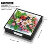 Seven-Spotted Ladybug Leather Diamond Painting Notecard Box for Adults Beginners