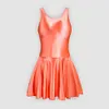 Men's glossy silky one-piece house dress