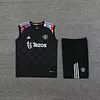 2024/2025 Manchester United pre-match training Black Jersey+Shorts 1:1 Thai Quality