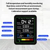 5 In 1 Formaldehyde Monitor Carbon Dioxide Detector Home Air Quality Monitor