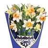 Floral Thank You Card 3D Pop Up Card for All Occasion (Daffodils)