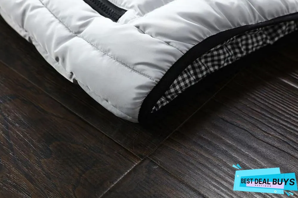 Men New Vest Mens Plus Size Warm Sleeveless Jacket Men Winter Waistcoat Men's Vest Casual Coats