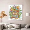 Tulip-14CT Stamped Cross Stitch Kit(29*34cm)