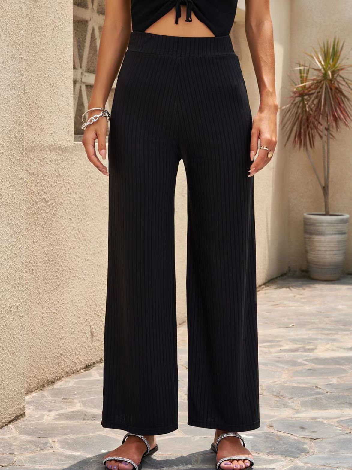 Breathable Stretch Outdoor Casual Wide Leg Pants