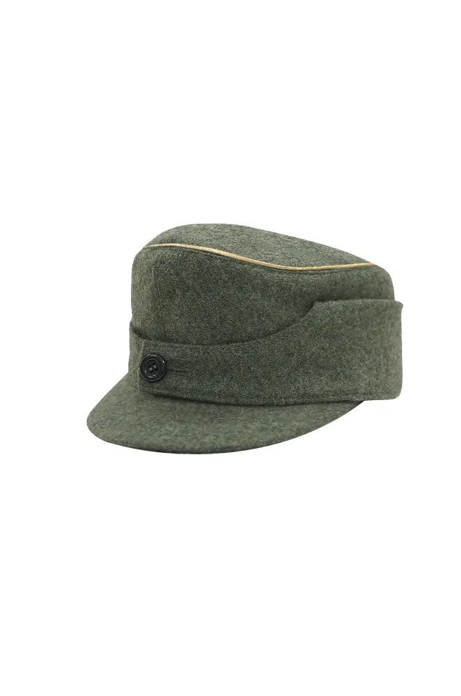   Gebirgsjager Single Button Bergm&uuml;tze Field Grey Wool Field Cap German-Uniform