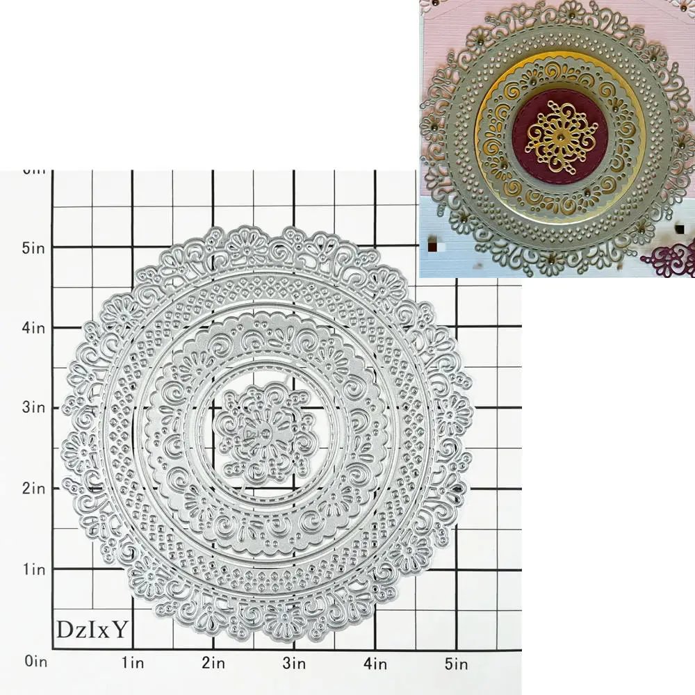 Athvotar Styles) Animals Lace Metal Cutting Dies for Card Making Paper 2024 New Embossing Die Cuts Sets Album Crafts Stencils