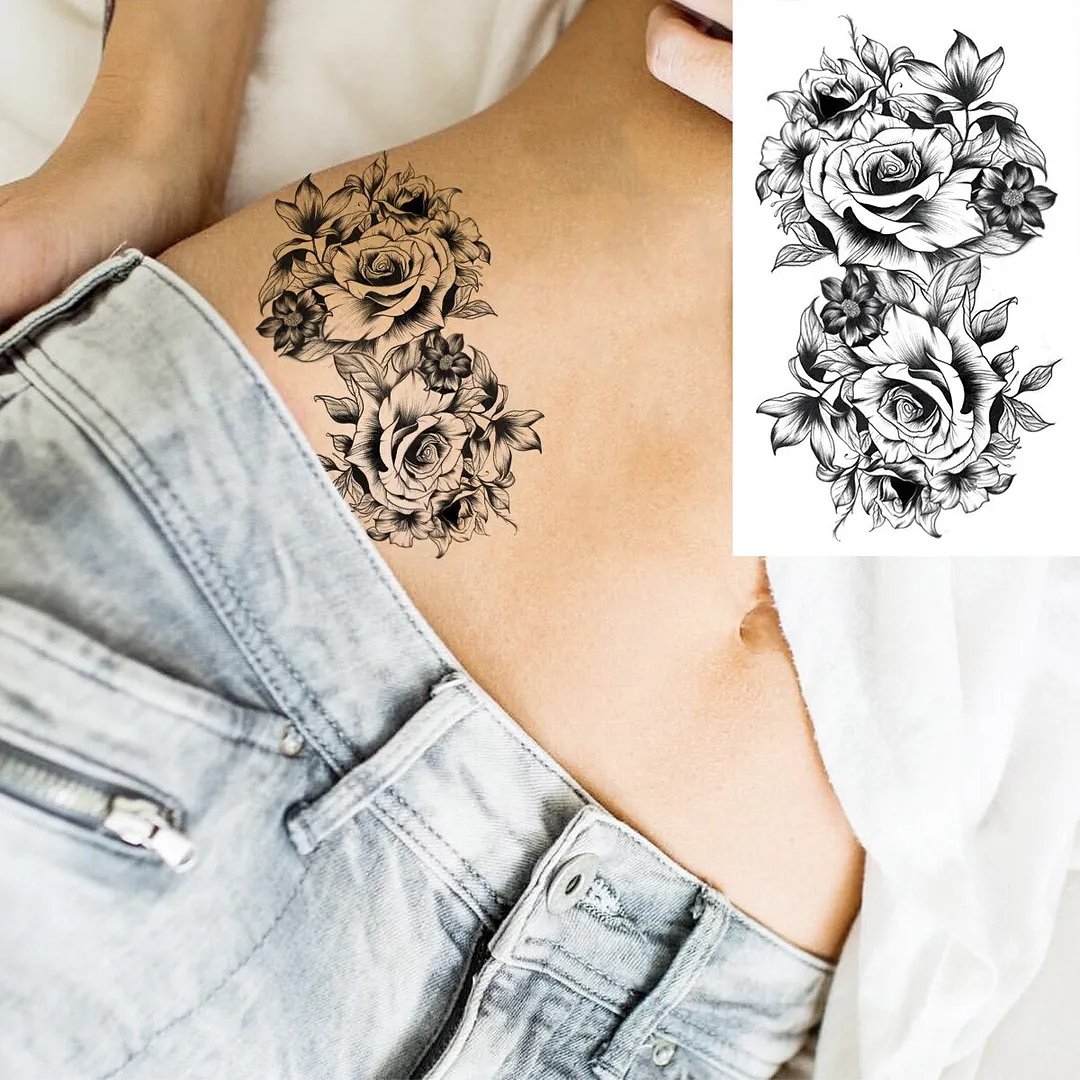 Realistic Tiger Wrist Temporary Tattoos For Women Adult Scorpion Butterfly Bird Fake Tattoo Sticker Fashion Water Transfer Tatoo