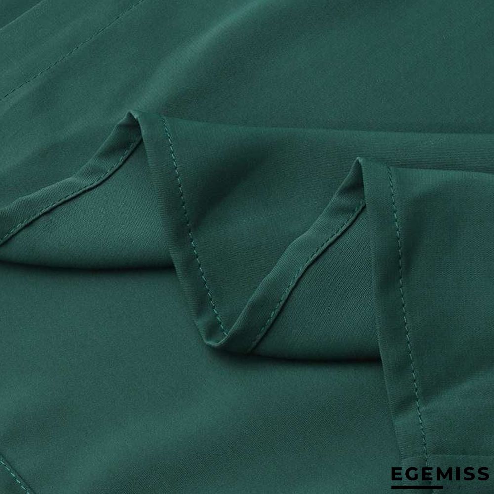 Autumn Casual Women's Cardigan Long Sleeve Stand Collar Large Swing Dress | EGEMISS