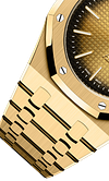 Yellow 904L Steel Smoked Gold Dial - Watch - 39mm