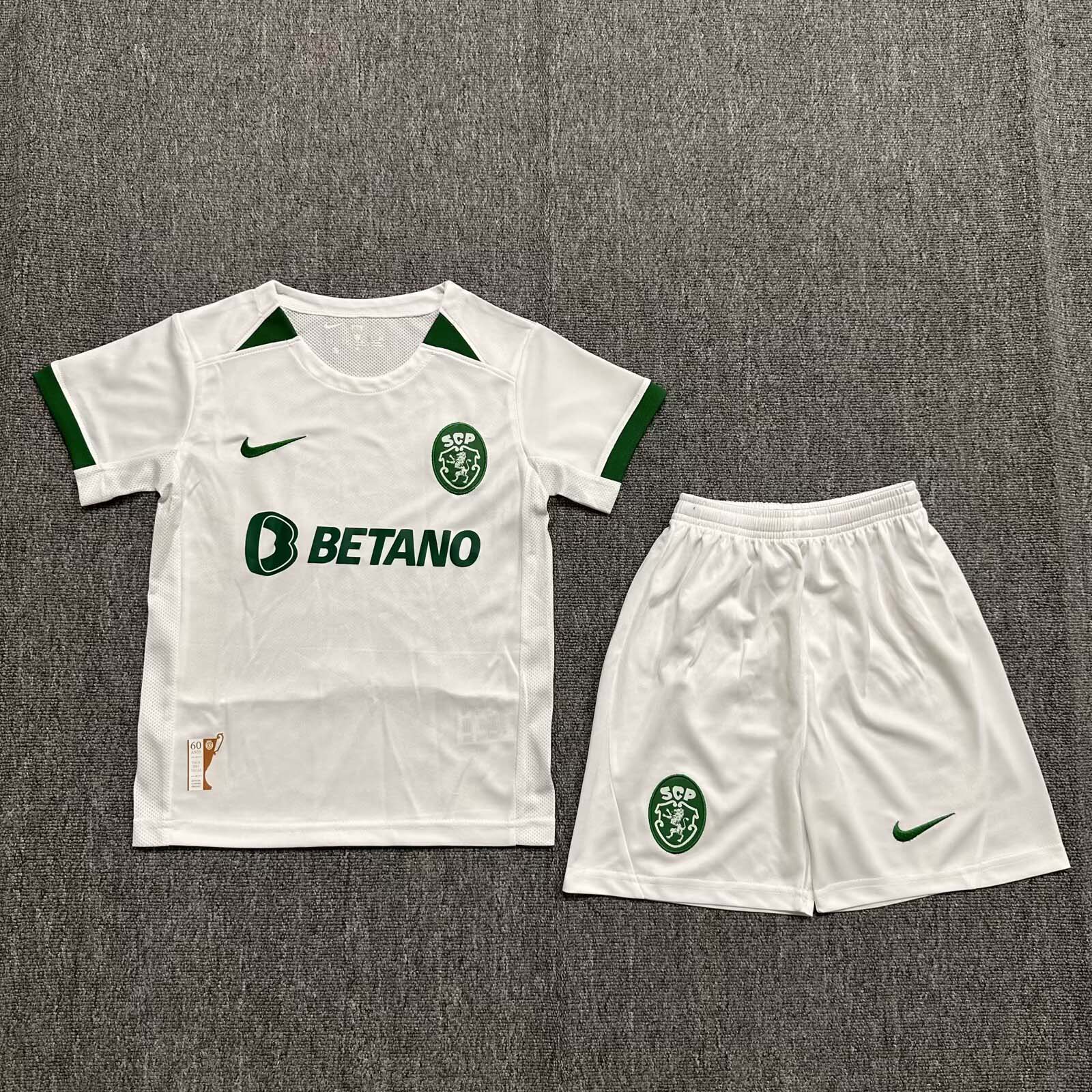 2024-2025  KIDS Sporting CP Away Football Shirt 1:1 Thai Quality