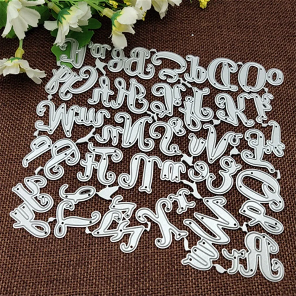 Alphabet Letter craft Metal Cutting Dies Stencils For DIY Scrapbooking Decorative Embossing Handcraft Die Cutting Template