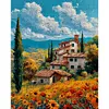 (Multi-Style) Flower House Scenery-11CT Stamped Cross Stitch 45*55cm/17.72*21.65in