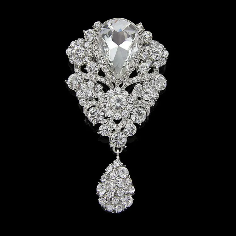 New Rhinestone Bolo Bow Tie High-end Luxury Gifts Korean Version of The British Wedding Wedding Banquet Bowtie Men's Jewelry