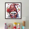 Rose Gnome - 11CT Stamped Cross Stitch - 45*45cm