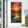 Mountains Fields-Full Round Diamond Painting 40*70CM