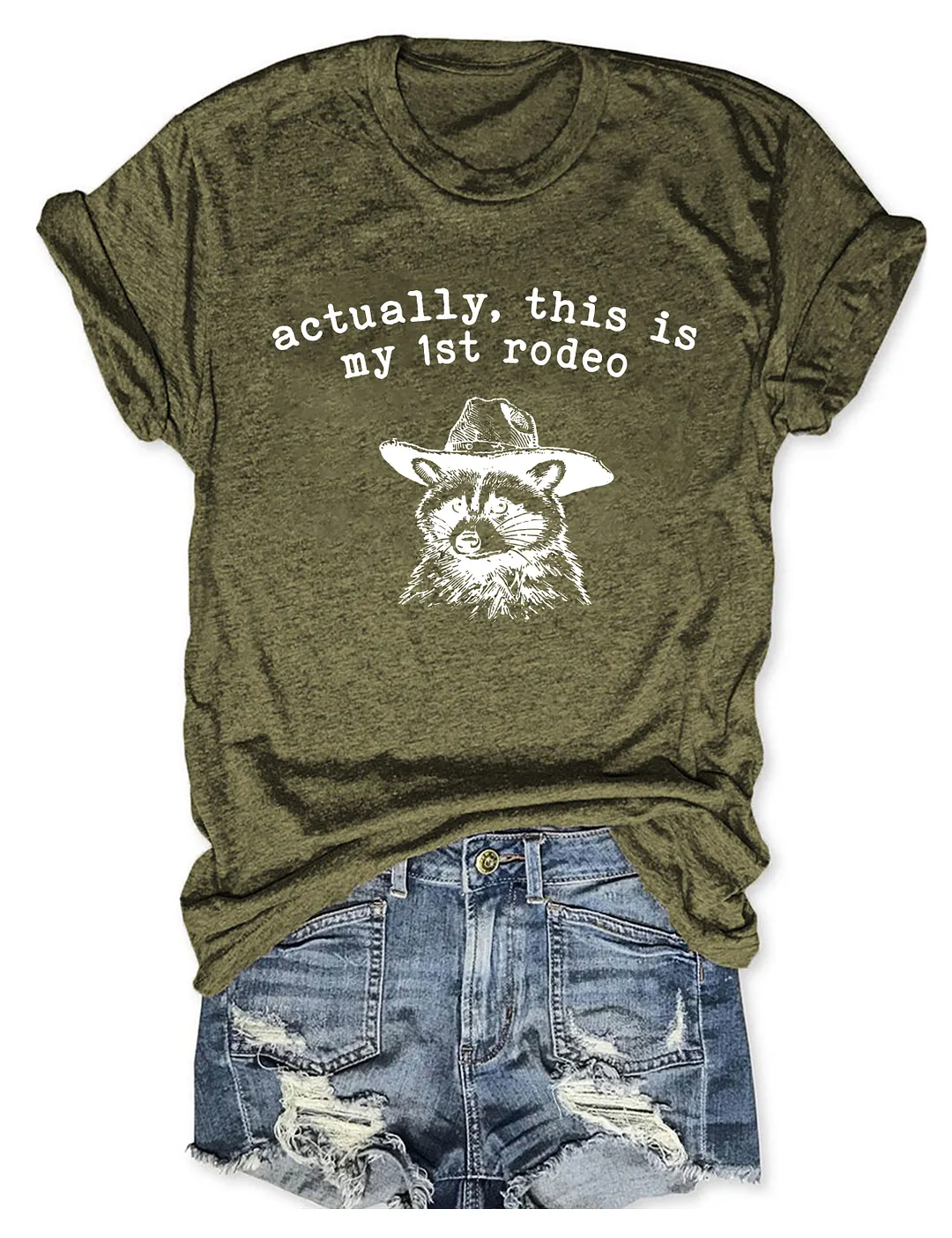 Actually This Is My First Rodeo T-shirt