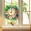 Diamond Painting Animal And Flower Hanging Clock Pendant Kit for Decoration