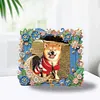 Special Shape Flower Moon Diamond Painting Picture Photo Frame for Home Office
