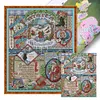 Winter-14CT Stamped Cross Stitch 38*49cm/14.96*19.29in