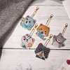 >SALE<5pcs DIY Easter Egg Diamond Painting Keychain Crystal Drill Keyring (YS008)