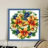 Flower - 9CT Partial Beaded Cross Stitch Kit(36x36cm)