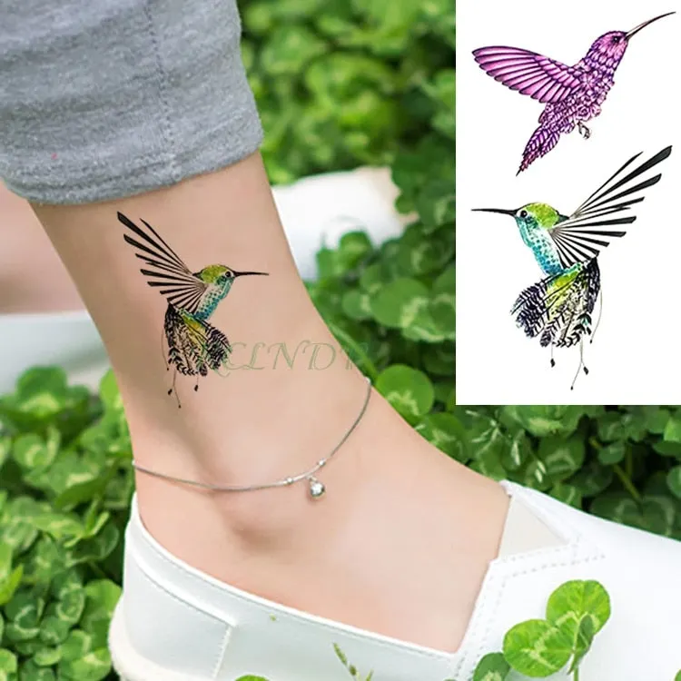 Waterproof Temporary Tattoo cute squirrel fox dog rabbit owl Cat animal fake tatto stickers flash tatoo for kids girl women lady