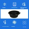 Face Ice Bath - Foldable Washbasin With Built-In Ice Tray Bowl For Face Ice Bath