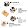 Oyster Knife Shucker Set with Wooden Holder Stainless Steel Oyster Shucking Kit Seafood Tools for Kitchen Restaurant Home Use