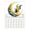 DIY Special Shaped Colorful Pattern 5D DIY Diamond Art Monthly Planner Kit