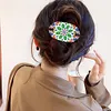 5Pcs pu mandala motif cheveux b&acirc;tons-bricolage accessoires de mode