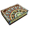 (US Local)DIY Special Shaped Crystal Painting Classic Mandala Style Storage Box Ornament Kit