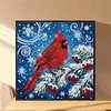 Diamond Painting-DIY Crystal Rhinestone Red Sparrow