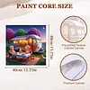 (US Local)Paint By Numbers Kit On Canvas DIY Oil Art Vacation Picture Home Decor40x40cm