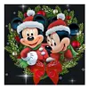 Xmas Mouse Wreath-Full Round Diamond Painting 30*30cm