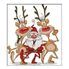 Cross Stitch-Santa Claus Reindeer (28 X 26cm)