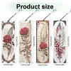 4Pcs Special Shape Feathers Diamond Painting Bookmark Making Kit for Book Lovers