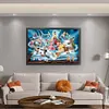 Disney Family-18CT Stamped Cross Stitch 70*50cm(Big Size)