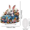 Easter Egg Cart Bunny - 5D DIY Ornament