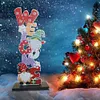 (US Local)DIY Christmas Diamond Art Desktop Ornaments Rhinestones Craft Kits