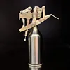 Handmade Brass Desktop Capitol Kerosene Lighter Super Long Standby Personality Creative Automatic Mechanical Antique Lighter (no fuel)