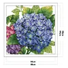 [Brand]Hydrangea - 14CT Stamped Cross Stitch - 48*48cm - Flower