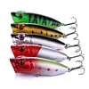 5Pcs Popper Fishing Lures 6.5cm 11g Wobblers Artificial Bait for Bass Perch Pike