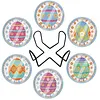 [Upgrade]6pcs/set DIY Diamond Painting Waterproof Case Classic Easter Egg Coaster Gift Decor Set