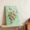 A Bouquet of Flowers DIY Pearl Painting Kit with Frame 30x40cm Pearl Gem Paintings Picture Arts Craft for Adults Beginners Gift Home Wall Decor