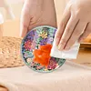 [Upgrade]4Pcs Acrylic Special Shape Flower DIY Waterproof Diamond Painting Coaster