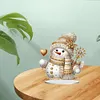 Acrylic Special Shaped Double Sided Effect Christmas Theme Desktop Diamond Art Kit