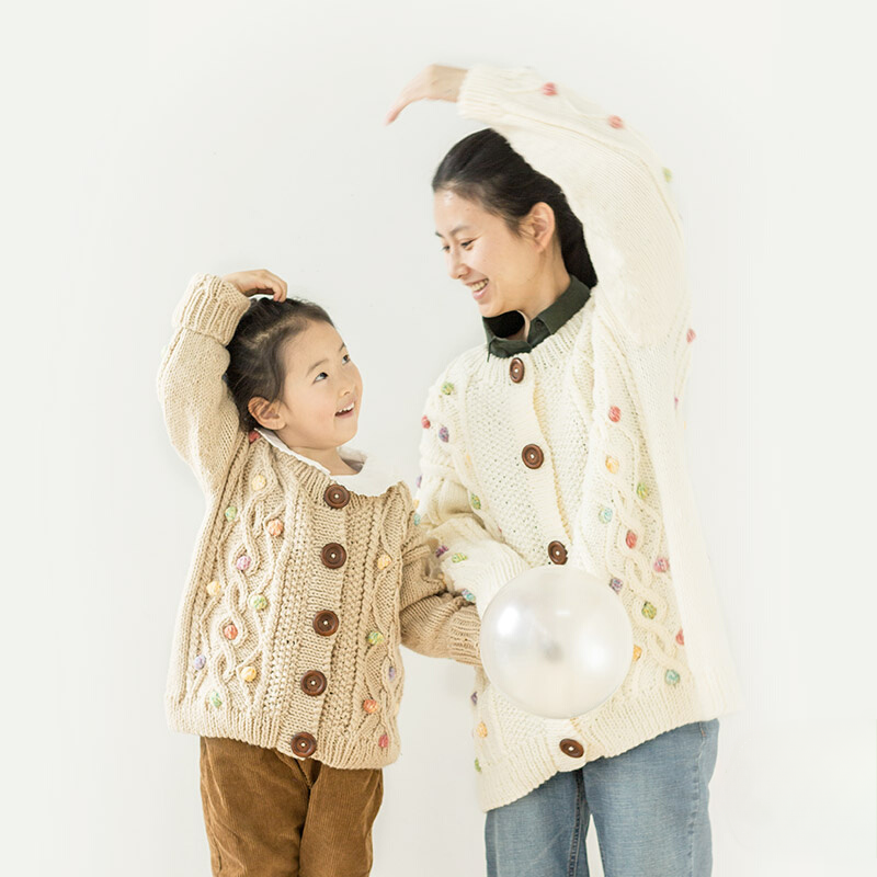 Mommy & Baby DIY Knit Kit &ndash; Handmade Candy-Inspired Sweaters
