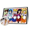 Sailor Moon-Paint by Numbers Acrylic Painting 65*50CM